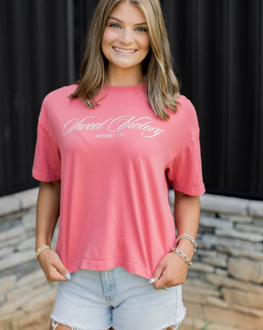 Women's Classic Style Pink 8:37 Tee