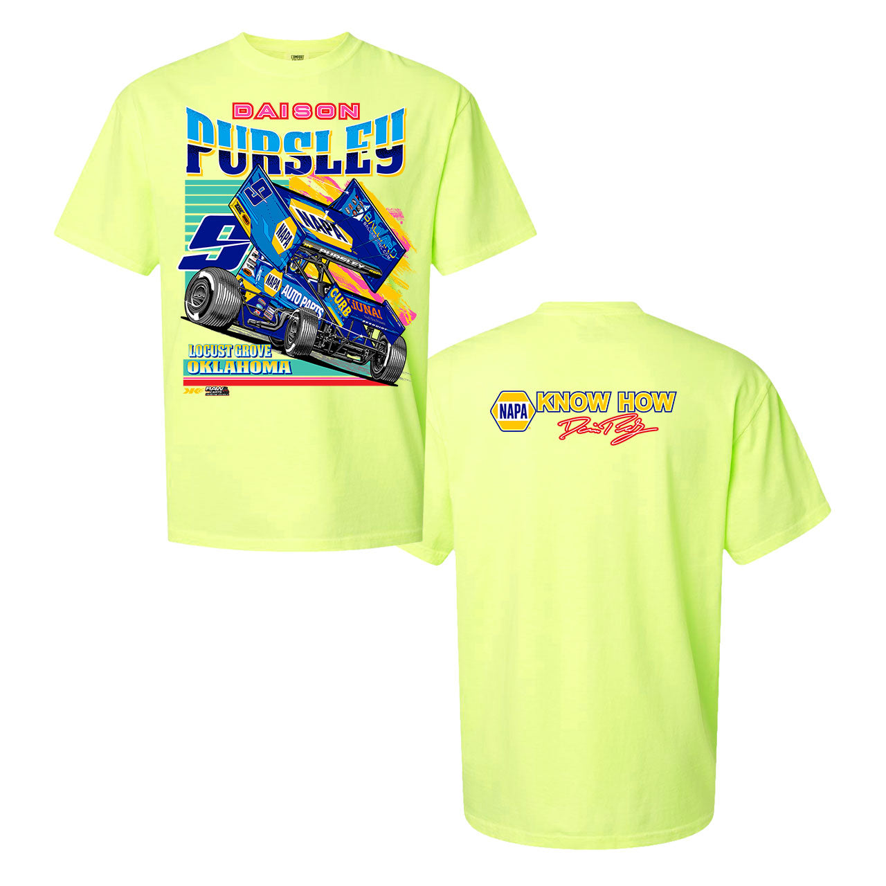 Knoxville 2026 Tee- Neon Lemon