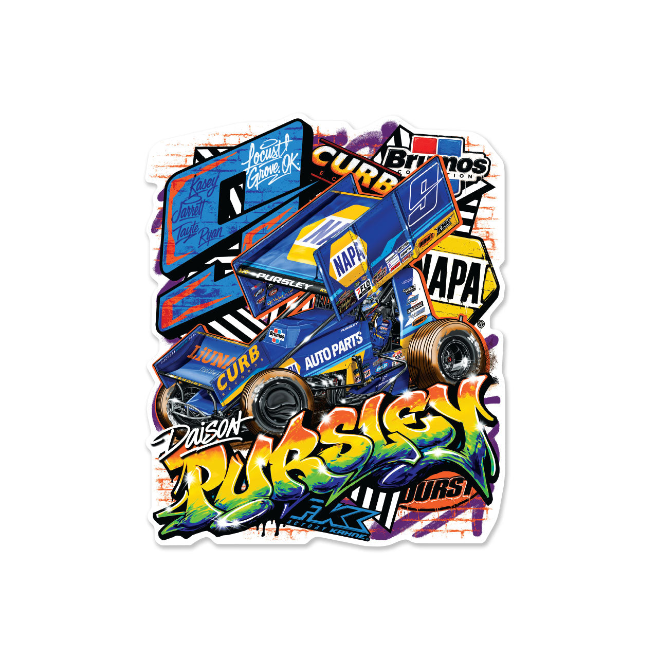 Graffiti Heat Decal