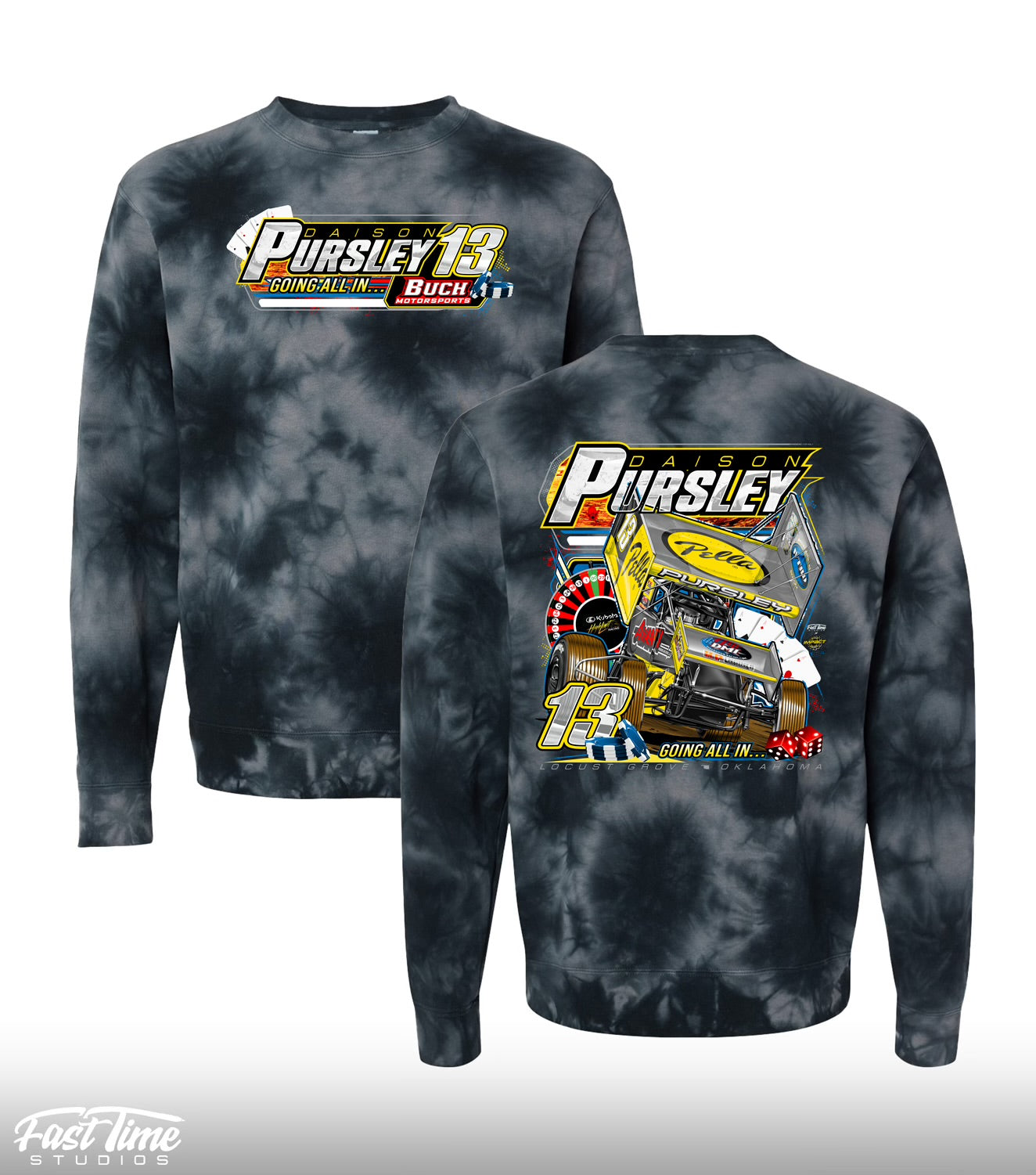 "Going All In" Wing Sprint Car Crew Neck