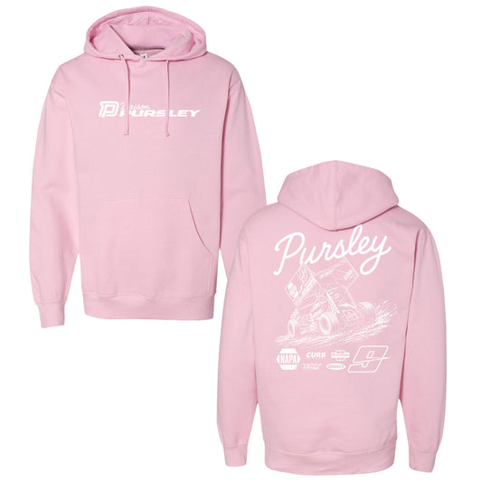 Carving The Line Hoodie- Light Pink