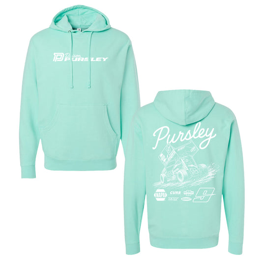 Carving The Line Hoodie- Mint