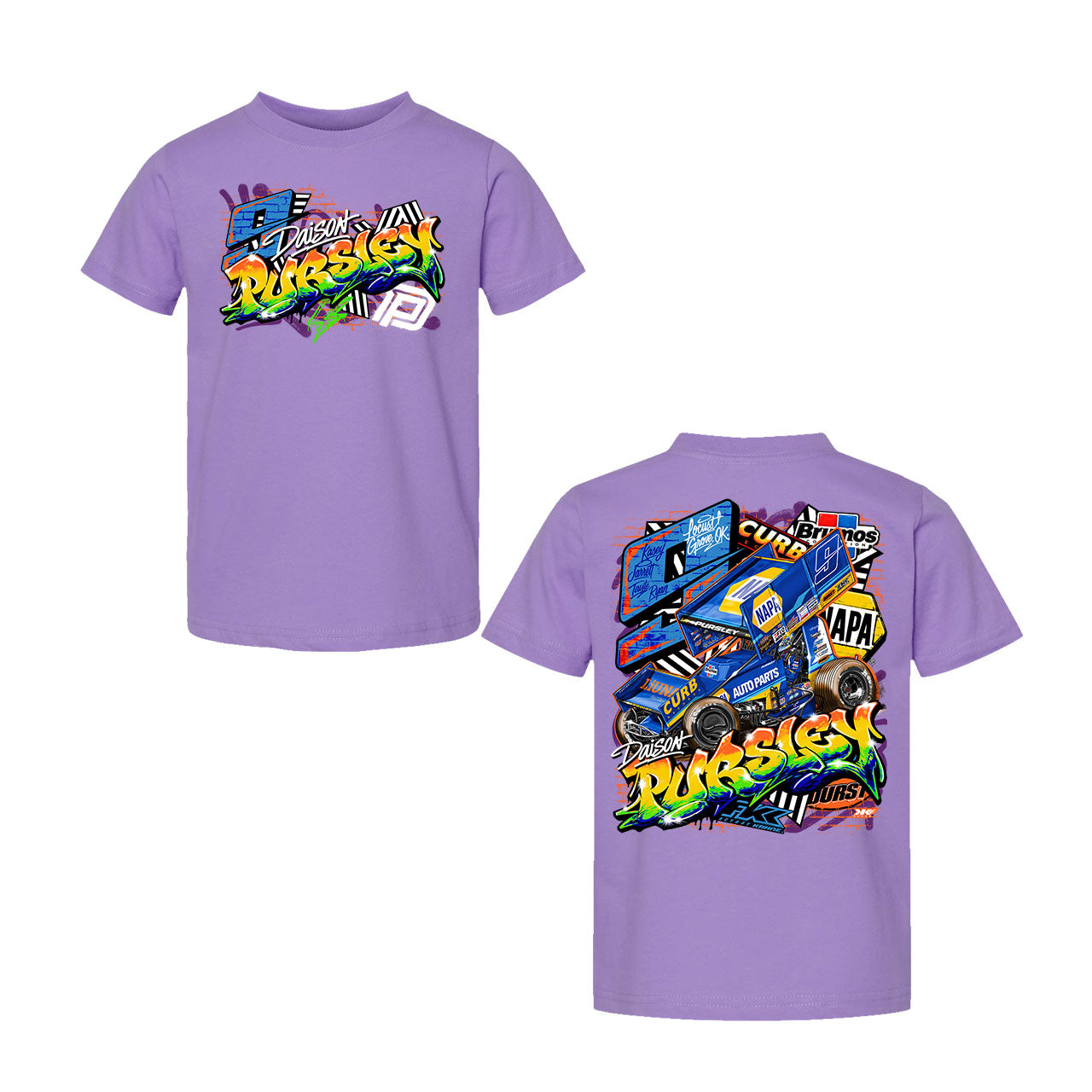Graffiti Heat Toddler/ Youth T-Shirt- Lavender