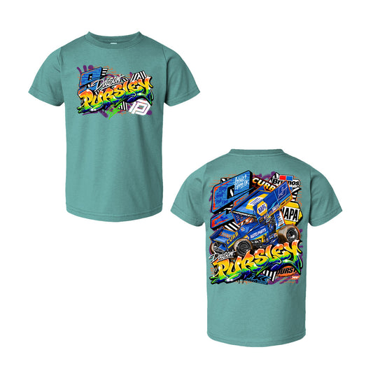 Graffiti Heat Toddler/ Youth T-Shirt- Seafoam