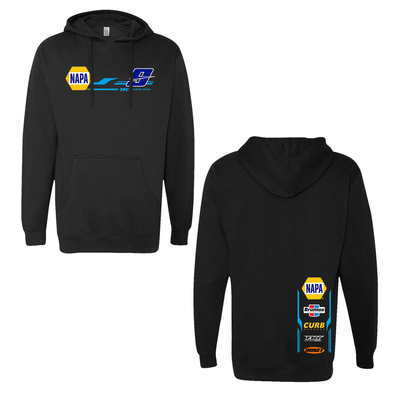 KKR 9 Crew Hoodie - Black