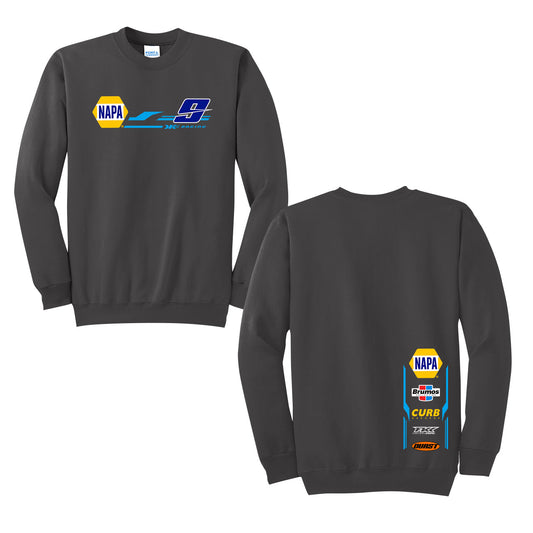 KKR 9 Crew Sweatshirt - Charcoal