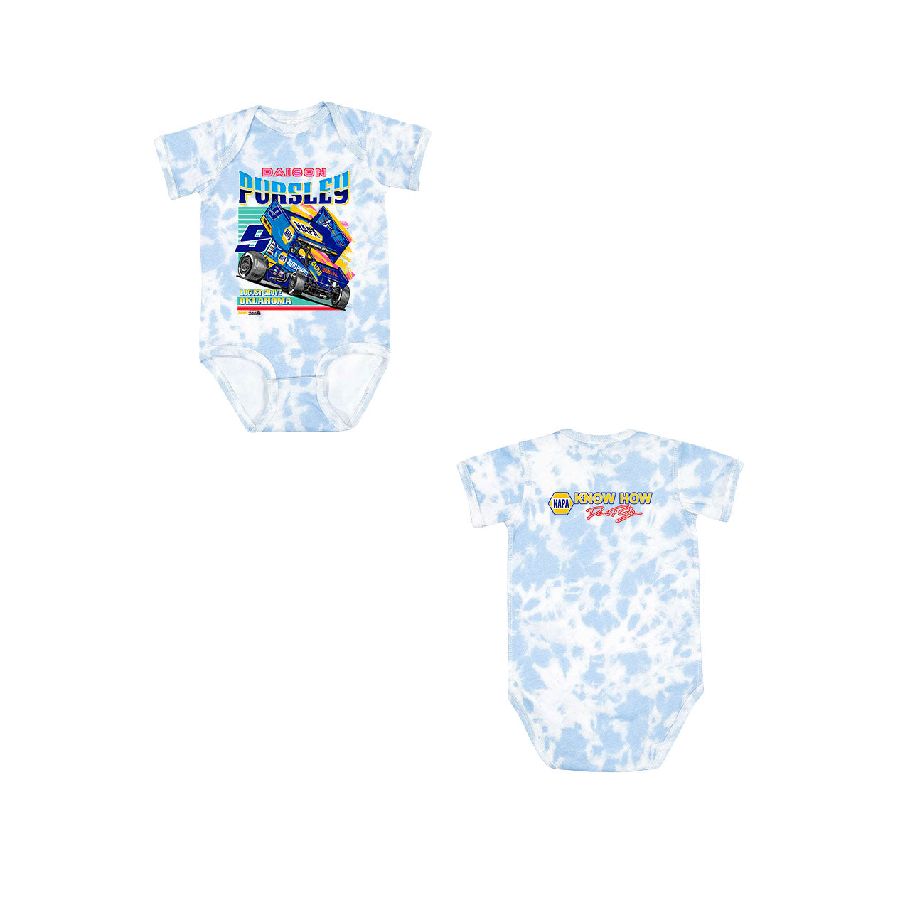 Knoxville 2026 Onesie- Sky Tie Dye