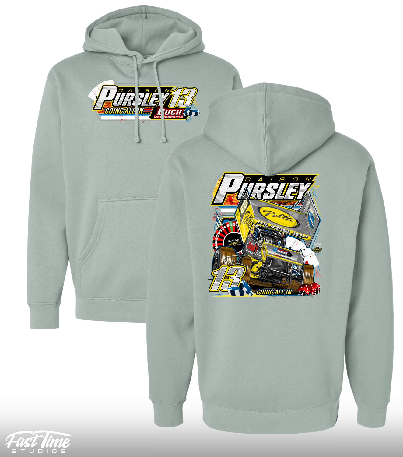 "Going All In" Wing Sprint Car Hoodie